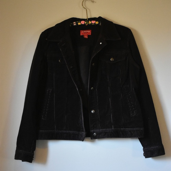 CHAPS Brown Courduroy Jacket - Picture 4 of 7